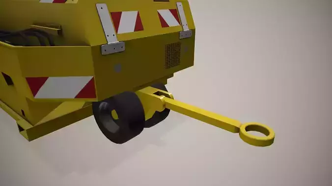 Ground Power Unit --366-- Low-poly 3D model 6