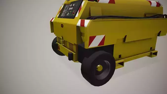 Ground Power Unit --366-- Low-poly 3D model 7