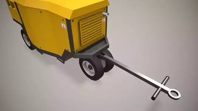 Ground Power Unit --369-- Low-poly 3D model 6