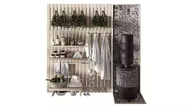 Filling for saunas and baths