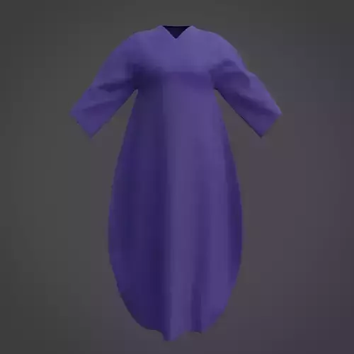 3D Female Clothing - Balloon Dress