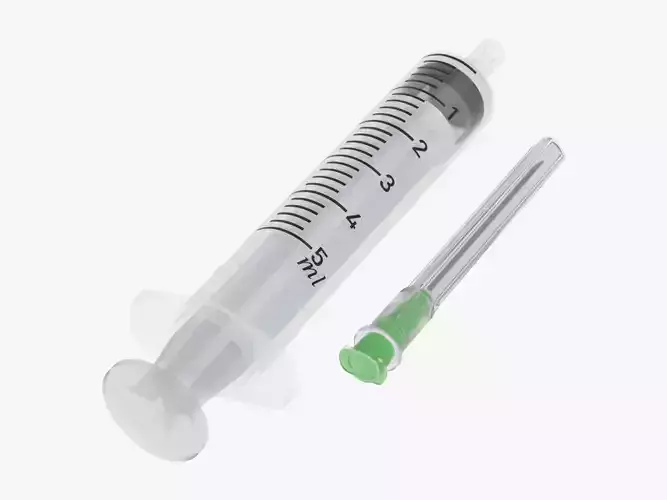 Medical Syringe  Needle Set Standard Slip Tip - PBR