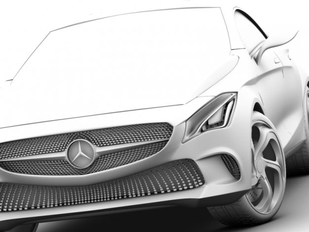 Mercedes Concept pack 3D model_25