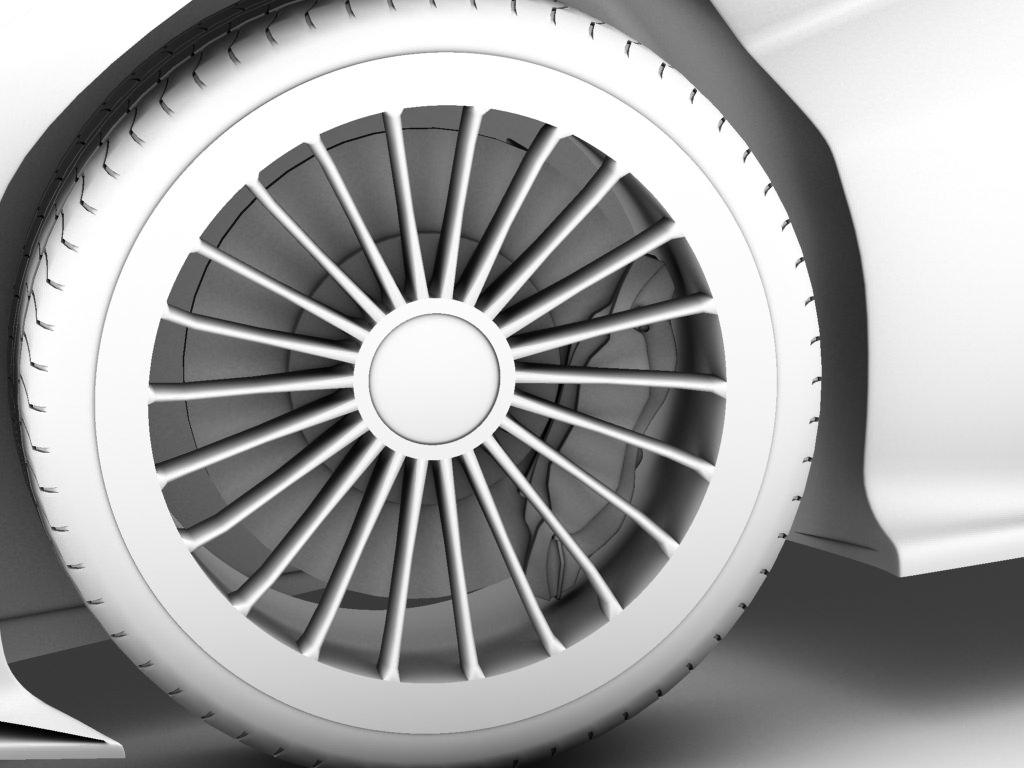 Mercedes Concept pack 3D model_31
