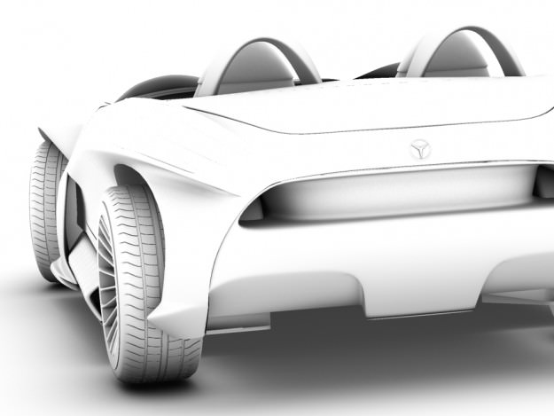 Mercedes Concept pack 3D model_30