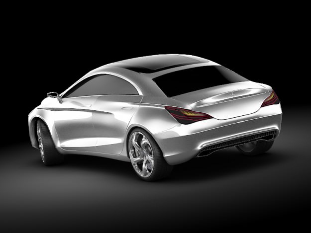 Mercedes Concept pack 3D model_6