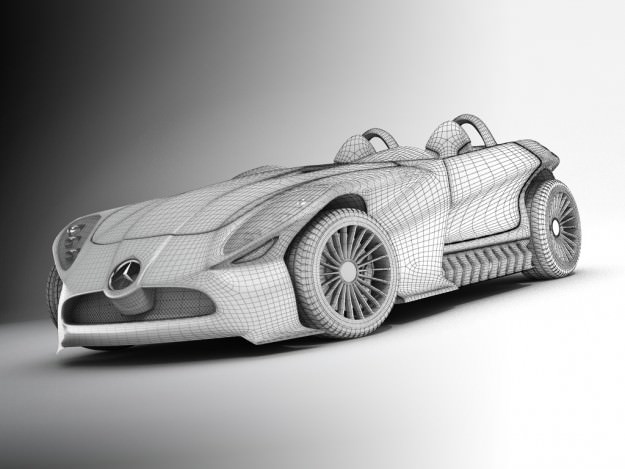 Mercedes Concept pack 3D model_22