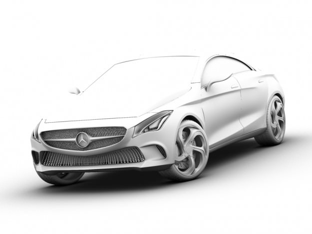 Mercedes Concept pack 3D model_23