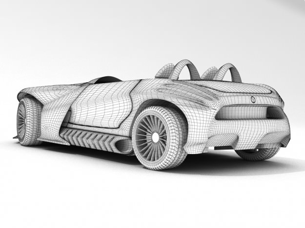 Mercedes Concept pack 3D model_28