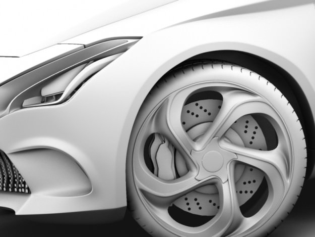 Mercedes Concept pack 3D model_27