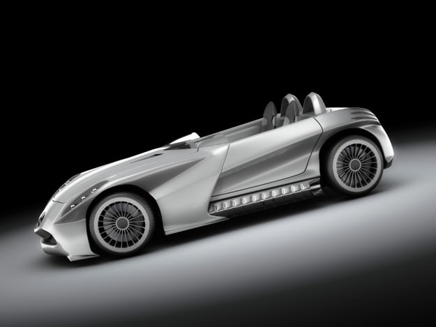Mercedes Concept pack 3D model_21