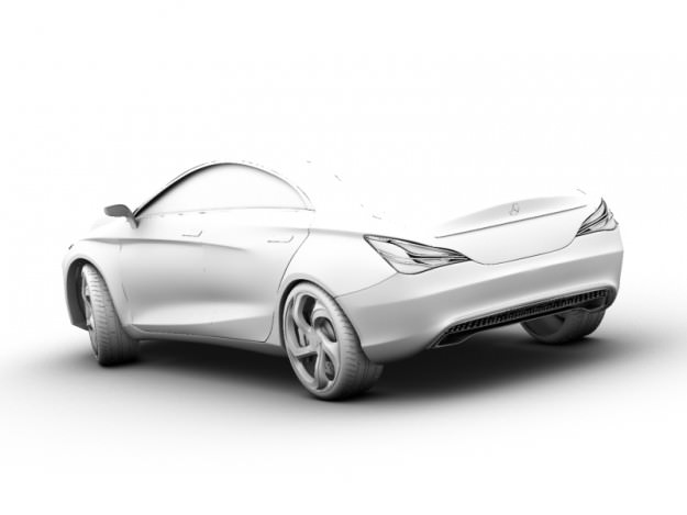 Mercedes Concept pack 3D model_24