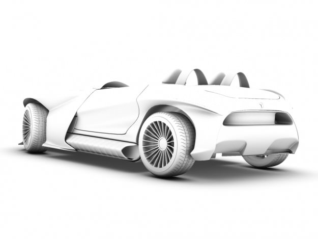 Mercedes Concept pack 3D model_29