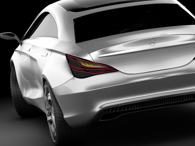 Mercedes Concept pack 3D model_10