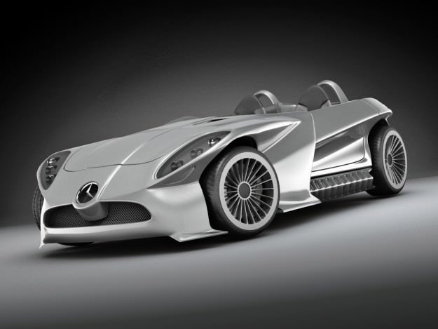 Mercedes Concept pack 3D model_12