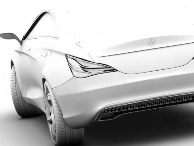 Mercedes Concept pack 3D model_26