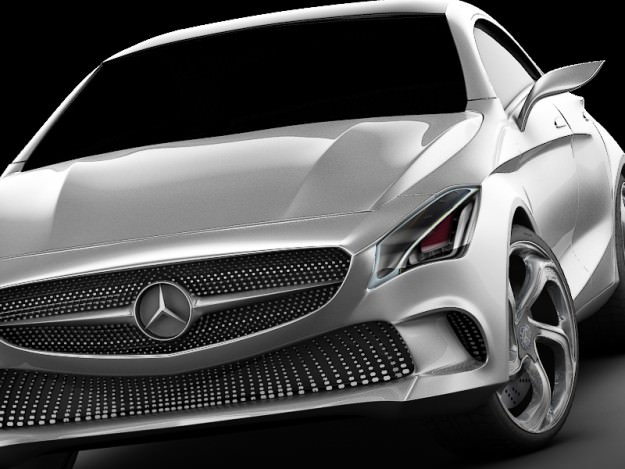 Mercedes Concept pack 3D model_9