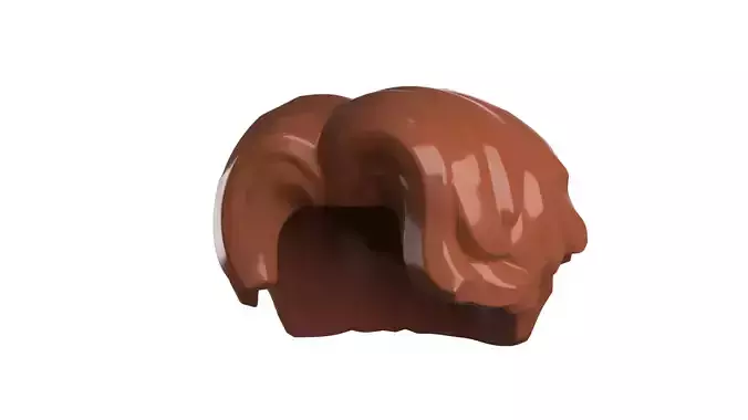 Custom3Dprint Minifigure Accessory - Minifigure Hair S2 - 130