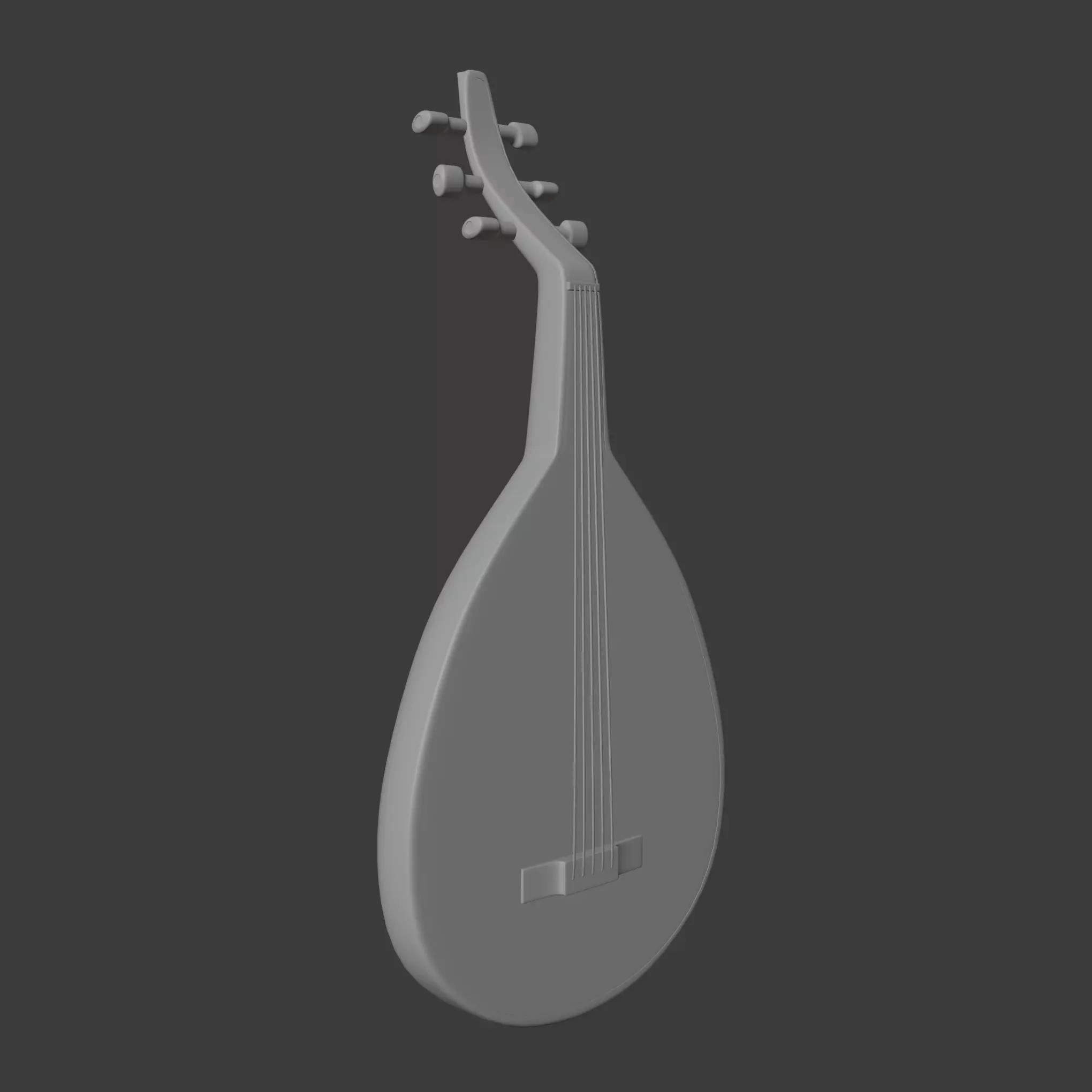Arab Lute 3D print model