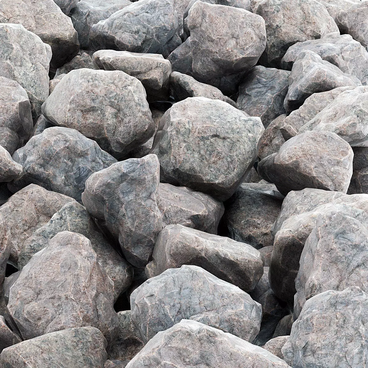 Rock stone 3D model_0
