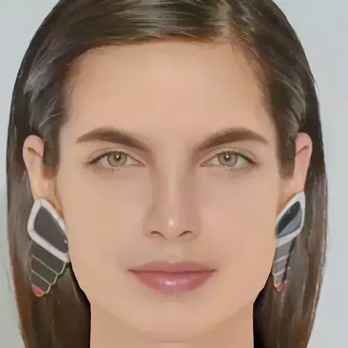 Maria Gabriela de Faria Head - No Hair - Low poly head for game