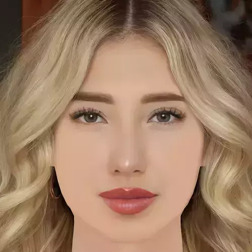 Maria Jose Estupinan Sanchez Head - No Hair - Low poly head