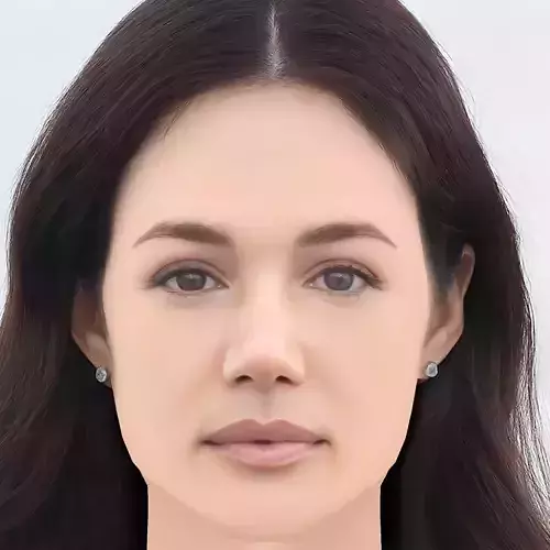 Mariela Garriga Head - No Hair - Low poly head for game