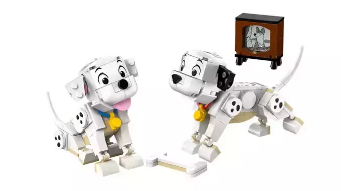 TwindBricks3D - 43271 Lucky and Penny 101 Dalmatians Puppies