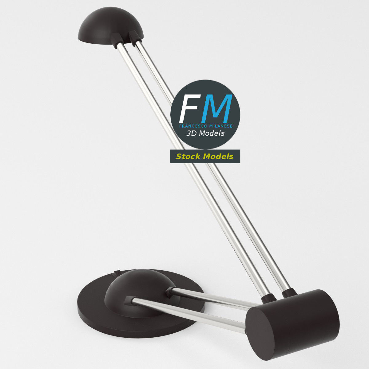 Desk lamp 2 3D model_5