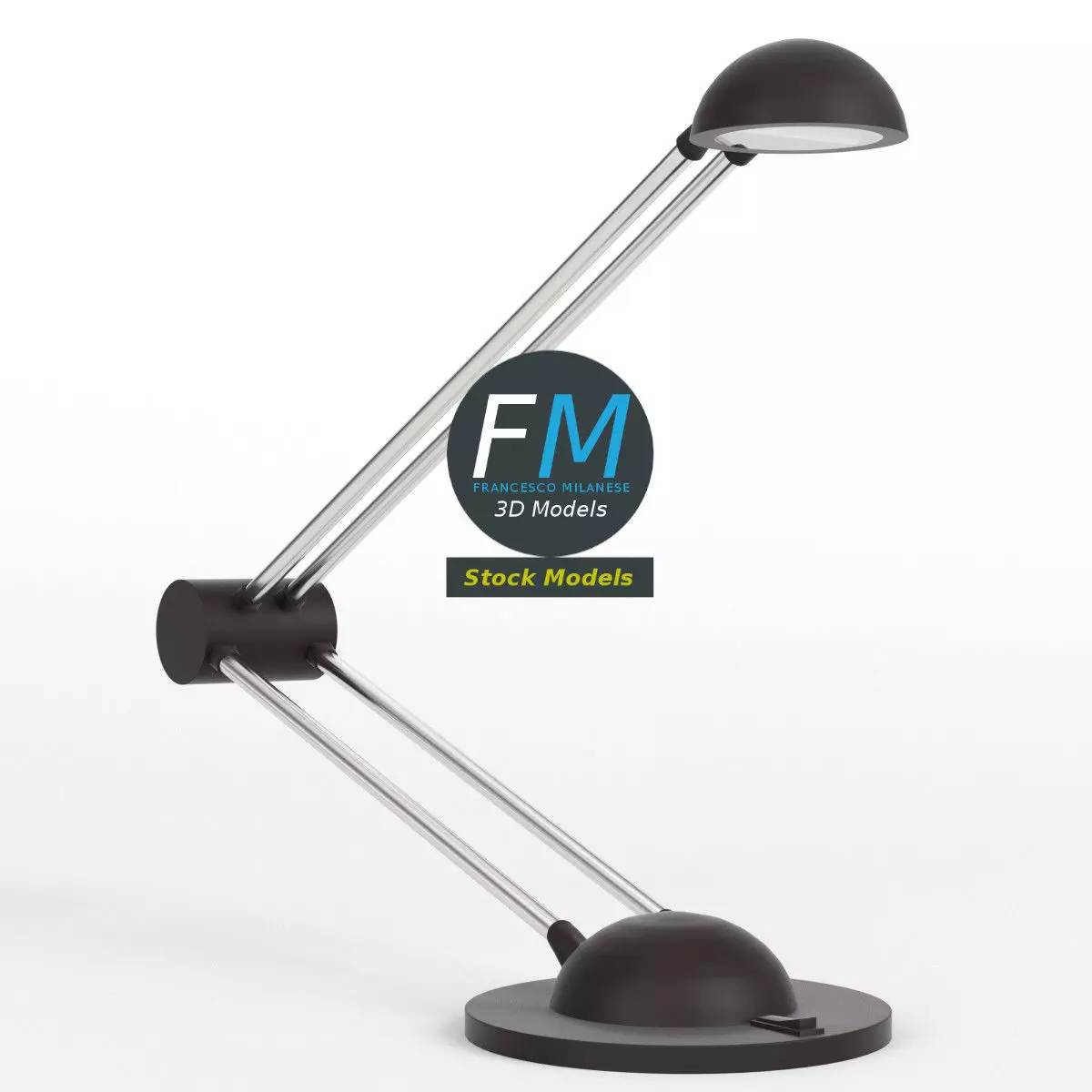 Desk lamp 2 3D model_0