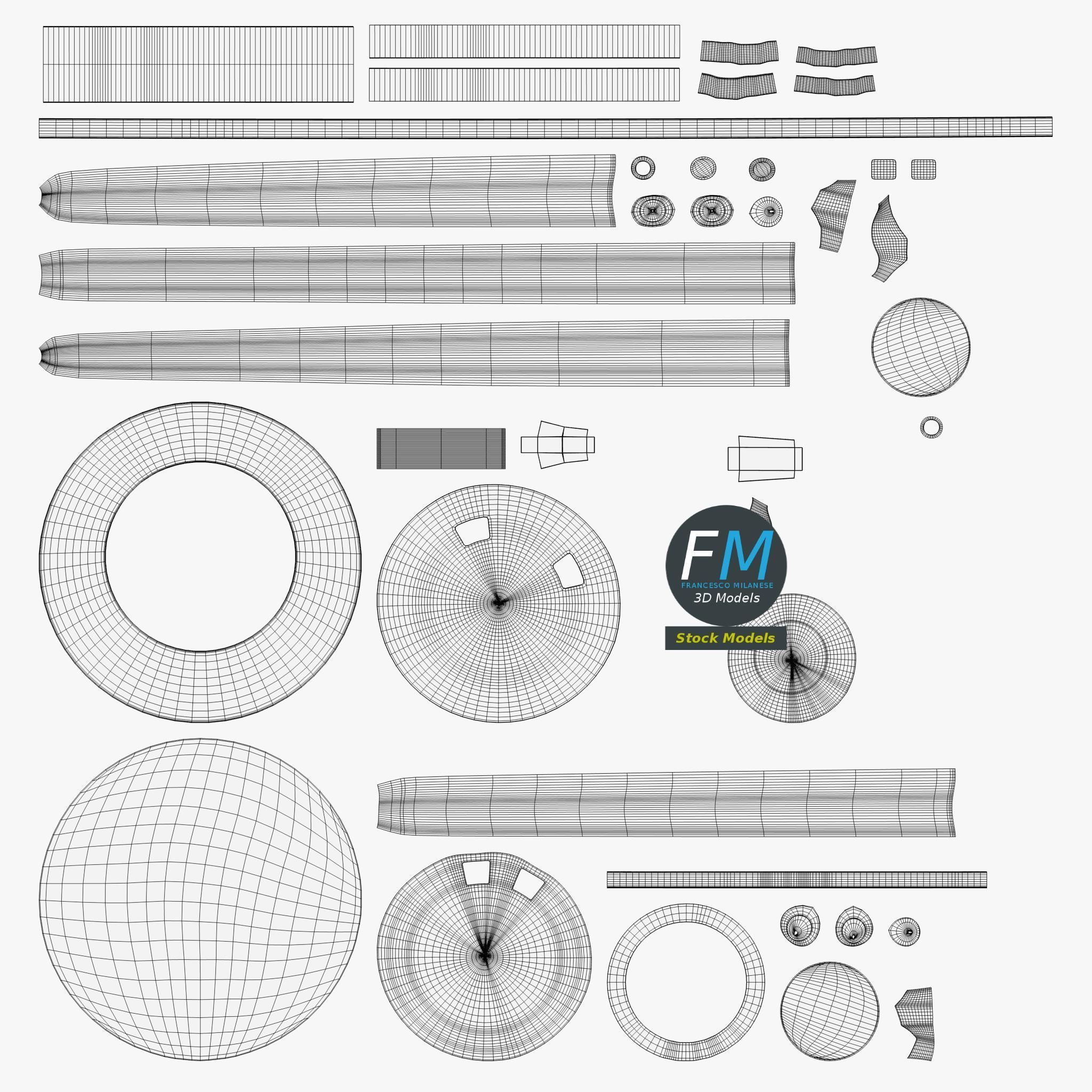 Desk lamp 2 3D model_11