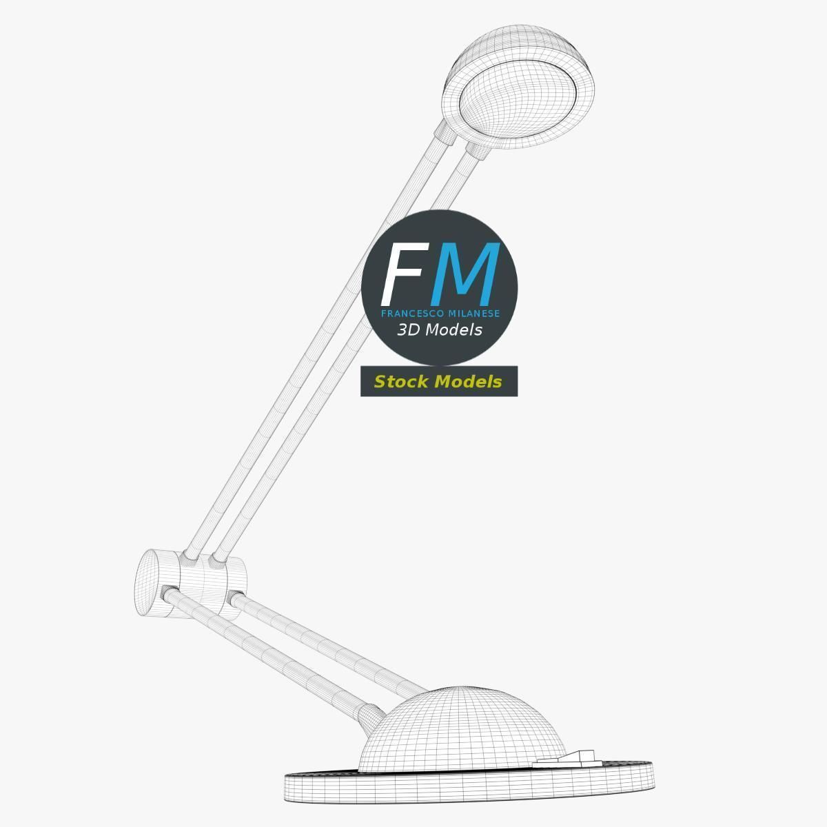 Desk lamp 2 3D model_7