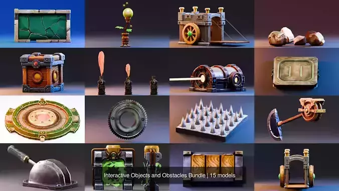 Interactive Objects and Obstacles Bundle