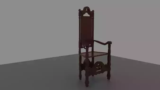 Fancy lowpoly chair