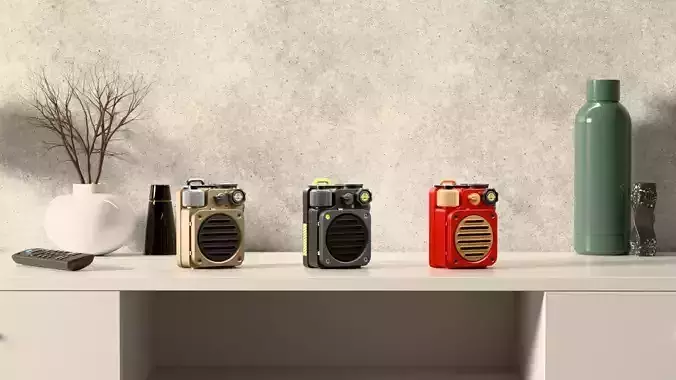 Muzen Speakers with Interior scene