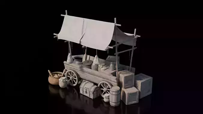 Medieval Bazar - Stall Tent 15