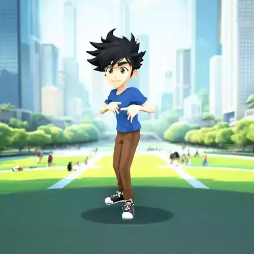 Animated Youthful Character model pack