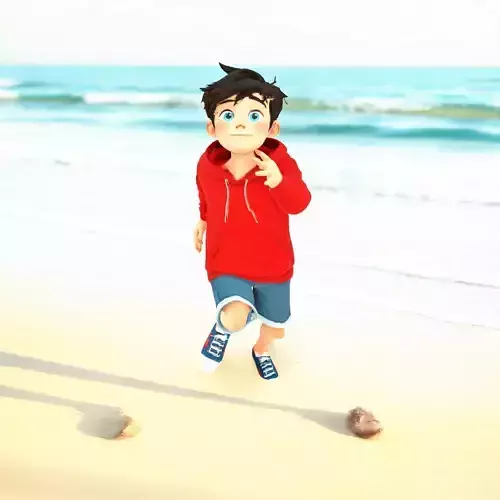 Playful Youth Character model pack