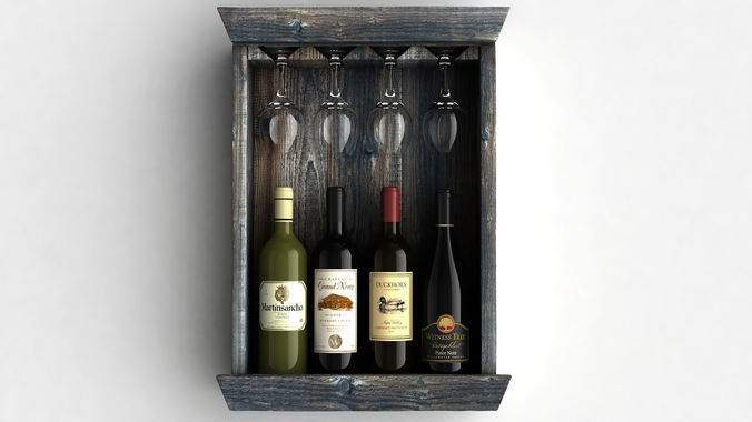Wine Rack 3 3D model