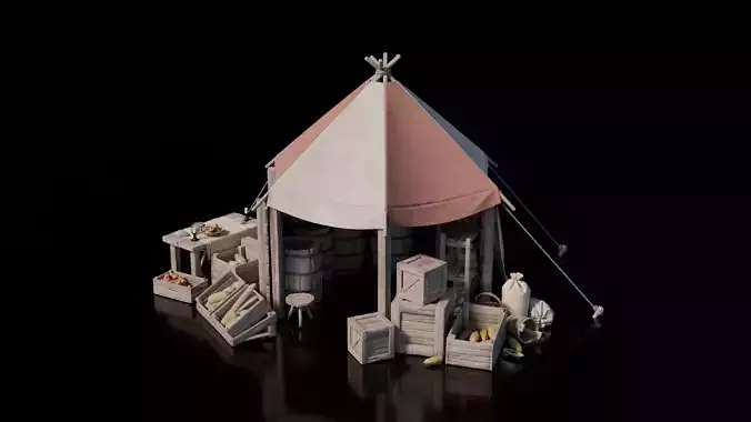 Medieval Bazar - Stall Tent 16