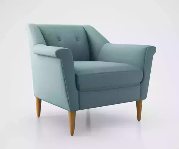 Finn Armchair by West Elm 3D model