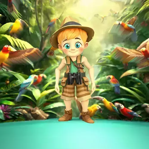 Explorer Kid Adventurer model pack