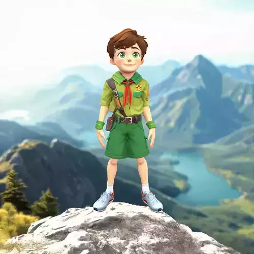 Scout Adventure Kid model pack