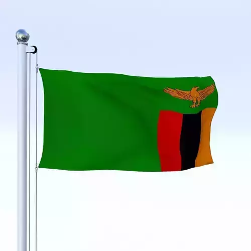 Animated Zambia Flag