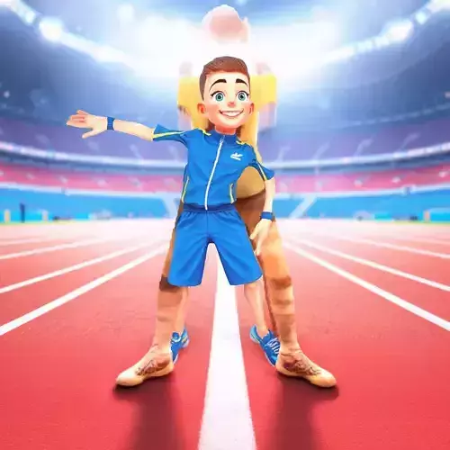 Energetic Sports Kid model pack