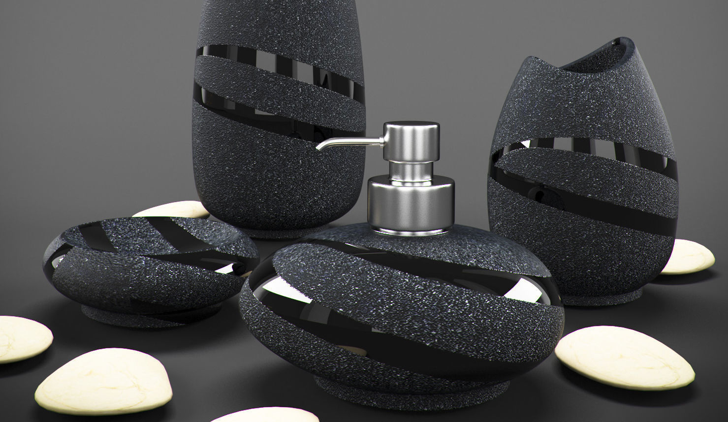 bathroom accessories 01 3D model_4