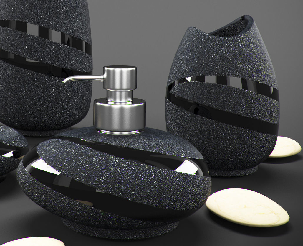 bathroom accessories 01 3D model_1