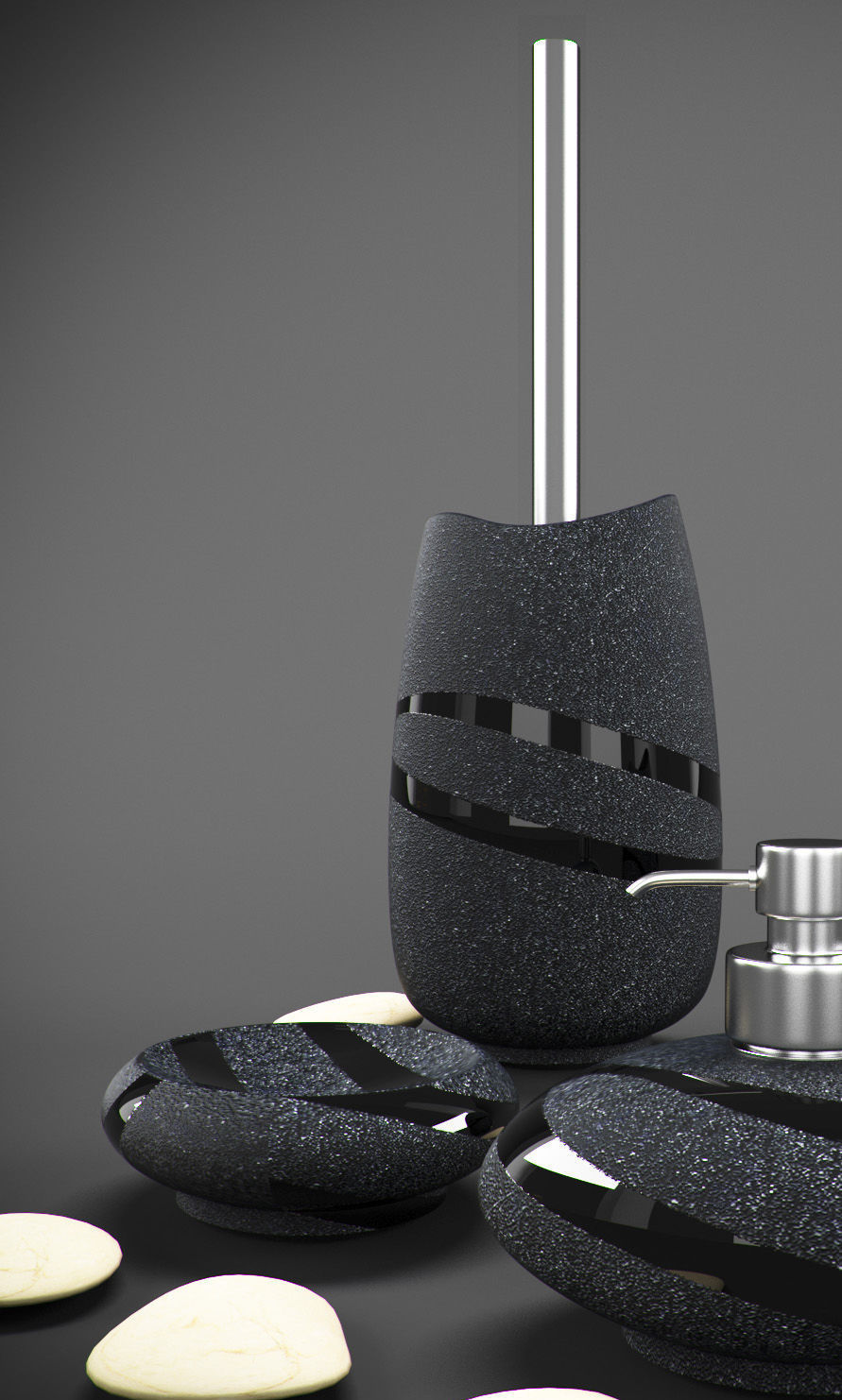 bathroom accessories 01 3D model_3