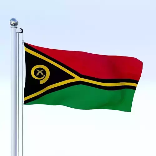 Animated Vanuatu Flag