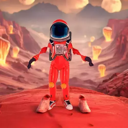 Red Astronaut Suit model pack